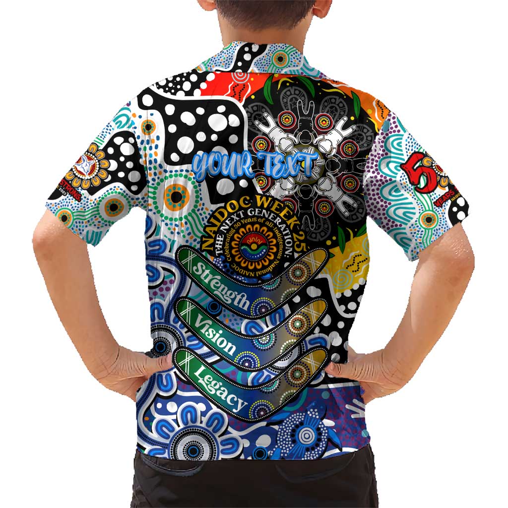 Personalised Kangaroos AFL Celebrating 50 Years of Naidoc Hawaiian Shirt NAIDOC Week 2025 Aboriginal