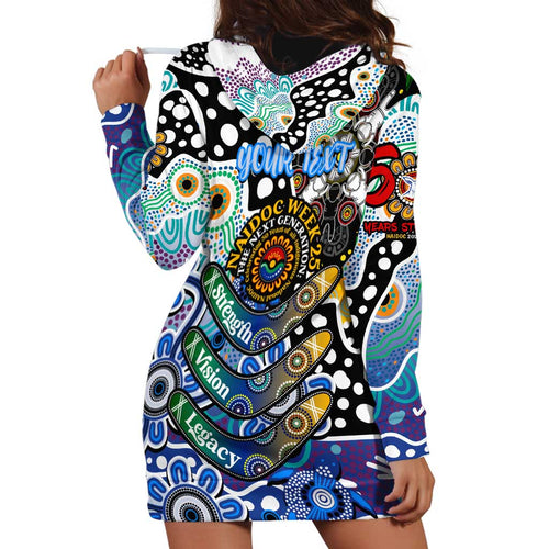 Personalised Kangaroos AFL Celebrating 50 Years of Naidoc Hoodie Dress NAIDOC Week 2025 Aboriginal
