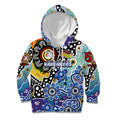 Personalised Kangaroos AFL Celebrating 50 Years of Naidoc Kid Hoodie NAIDOC Week 2025 Aboriginal
