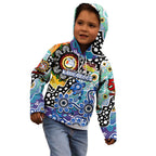 Personalised Kangaroos AFL Celebrating 50 Years of Naidoc Kid Hoodie NAIDOC Week 2025 Aboriginal