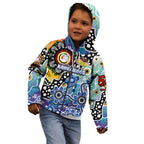 Personalised Kangaroos AFL Celebrating 50 Years of Naidoc Kid Hoodie NAIDOC Week 2025 Aboriginal