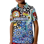 Personalised Kangaroos AFL Celebrating 50 Years of Naidoc Kid Polo Shirt NAIDOC Week 2025 Aboriginal