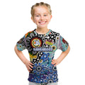 Personalised Kangaroos AFL Celebrating 50 Years of Naidoc Kid T Shirt NAIDOC Week 2025 Aboriginal