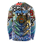 Personalised Kangaroos AFL Celebrating 50 Years of Naidoc Long Sleeve Shirt NAIDOC Week 2025 Aboriginal