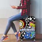 Kangaroos AFL Celebrating 50 Years of Naidoc Luggage Cover NAIDOC Week 2025 Aboriginal