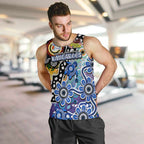 Personalised Kangaroos AFL Celebrating 50 Years of Naidoc Men Tank Top NAIDOC Week 2025 Aboriginal