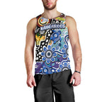 Personalised Kangaroos AFL Celebrating 50 Years of Naidoc Men Tank Top NAIDOC Week 2025 Aboriginal