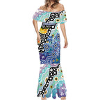 Personalised Kangaroos AFL Celebrating 50 Years of Naidoc Mermaid Dress NAIDOC Week 2025 Aboriginal