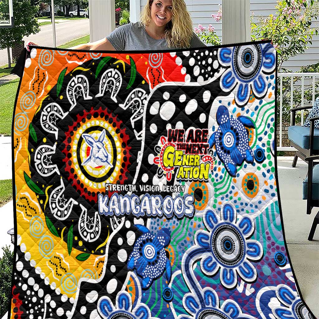 Kangaroos AFL Celebrating 50 Years of Naidoc Quilt NAIDOC Week 2025 Aboriginal