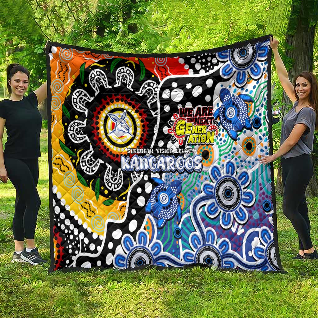 Kangaroos AFL Celebrating 50 Years of Naidoc Quilt NAIDOC Week 2025 Aboriginal