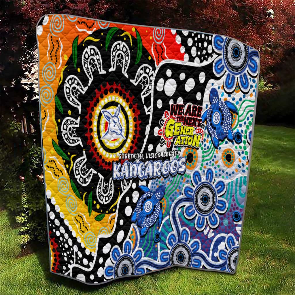 Kangaroos AFL Celebrating 50 Years of Naidoc Quilt NAIDOC Week 2025 Aboriginal