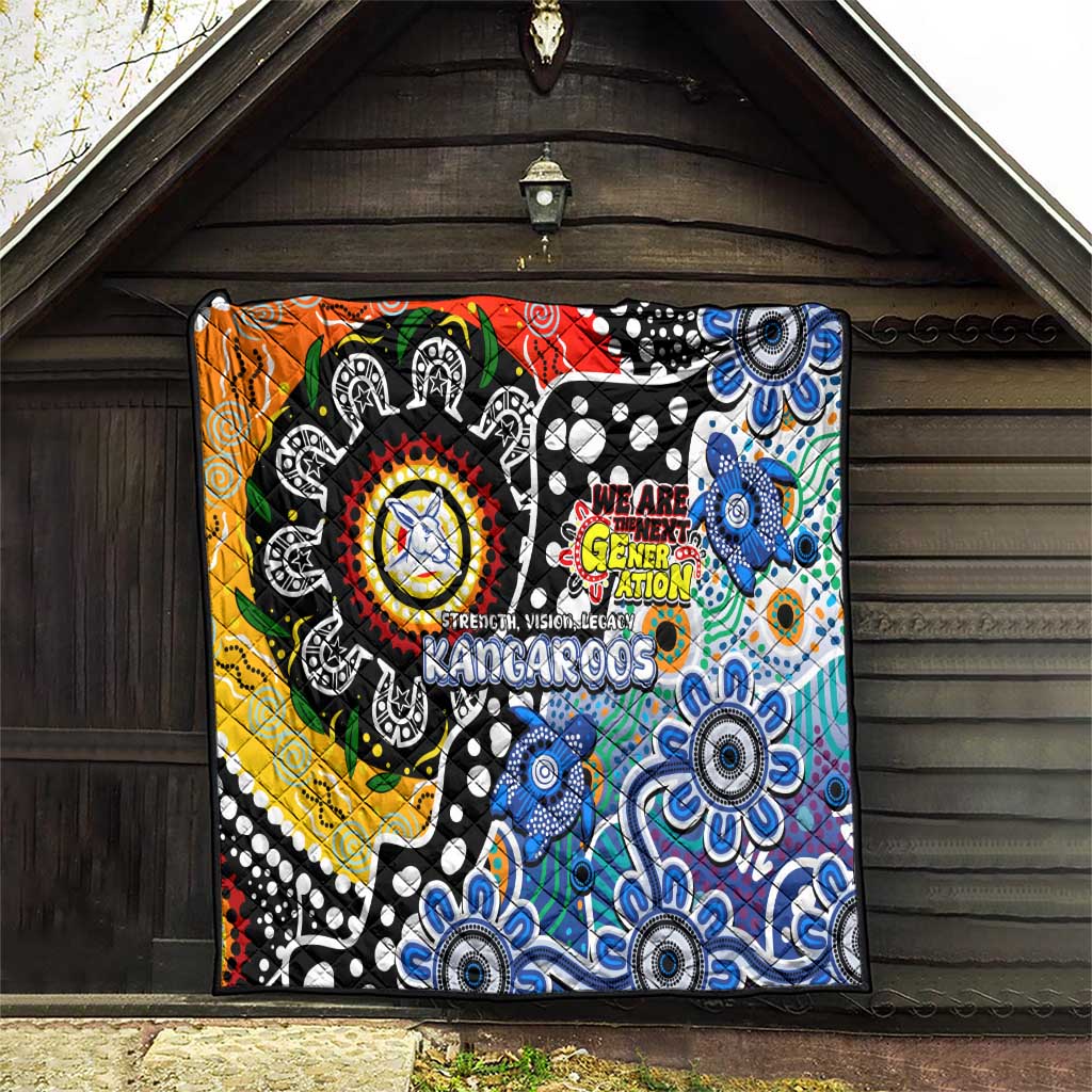 Kangaroos AFL Celebrating 50 Years of Naidoc Quilt NAIDOC Week 2025 Aboriginal