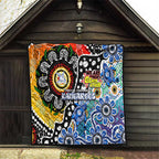 Kangaroos AFL Celebrating 50 Years of Naidoc Quilt NAIDOC Week 2025 Aboriginal