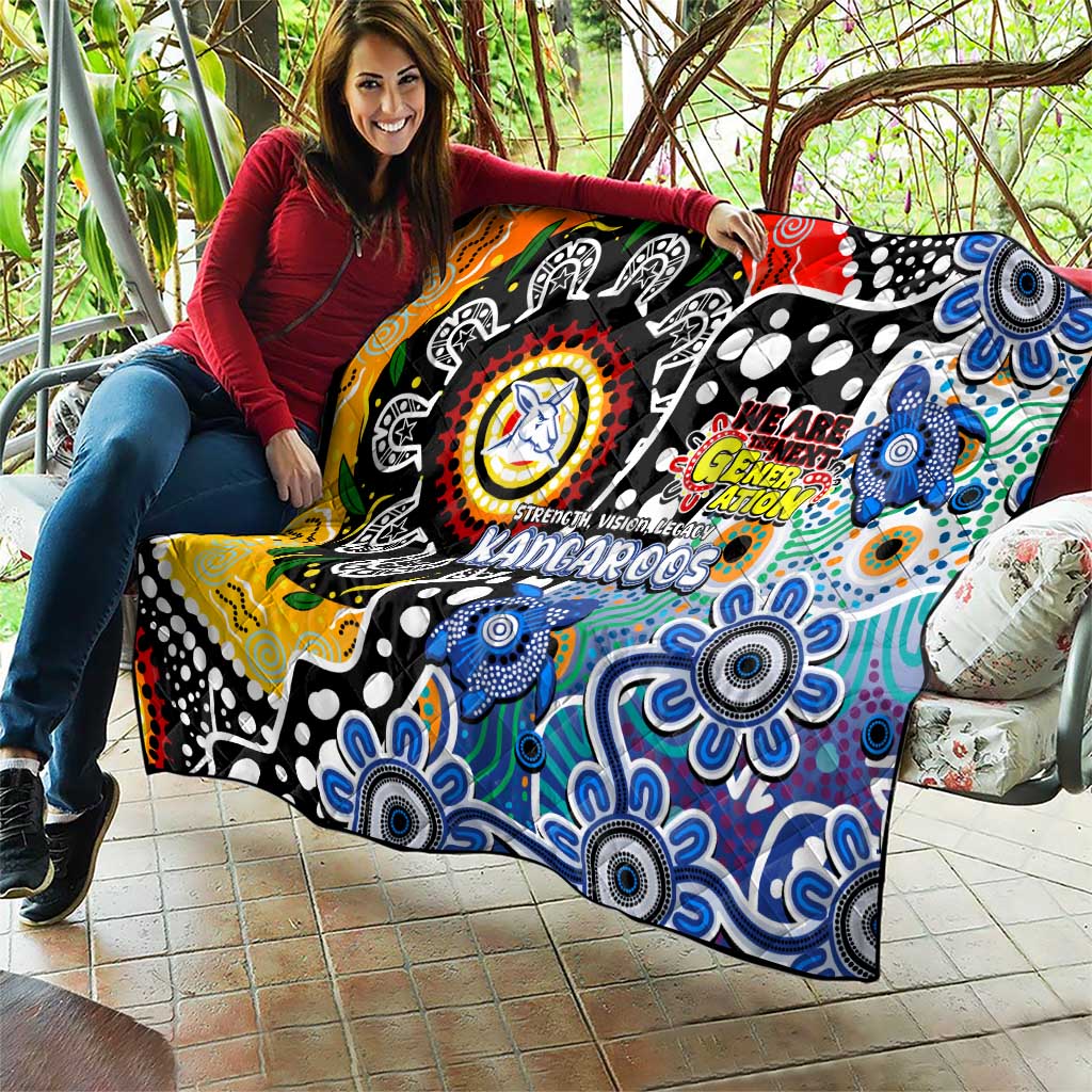 Kangaroos AFL Celebrating 50 Years of Naidoc Quilt NAIDOC Week 2025 Aboriginal