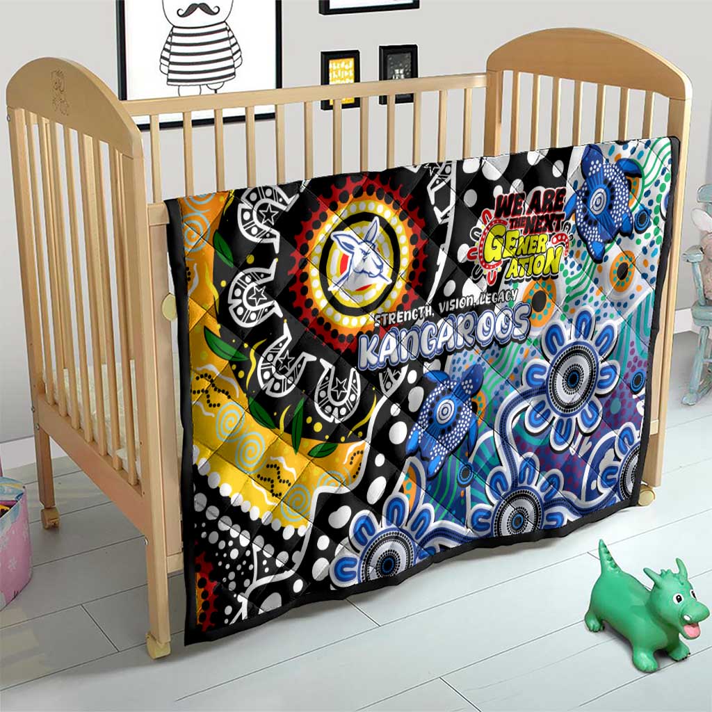 Kangaroos AFL Celebrating 50 Years of Naidoc Quilt NAIDOC Week 2025 Aboriginal