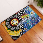 Kangaroos AFL Celebrating 50 Years of Naidoc Rubber Doormat NAIDOC Week 2025 Aboriginal