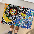 Kangaroos AFL Celebrating 50 Years of Naidoc Rubber Doormat NAIDOC Week 2025 Aboriginal