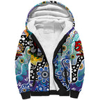 Personalised Kangaroos AFL Celebrating 50 Years of Naidoc Sherpa Hoodie NAIDOC Week 2025 Aboriginal