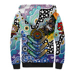 Personalised Kangaroos AFL Celebrating 50 Years of Naidoc Sherpa Hoodie NAIDOC Week 2025 Aboriginal