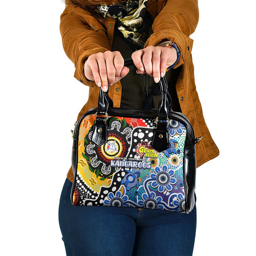 Kangaroos AFL Celebrating 50 Years of Naidoc Shoulder Handbag NAIDOC Week 2025 Aboriginal