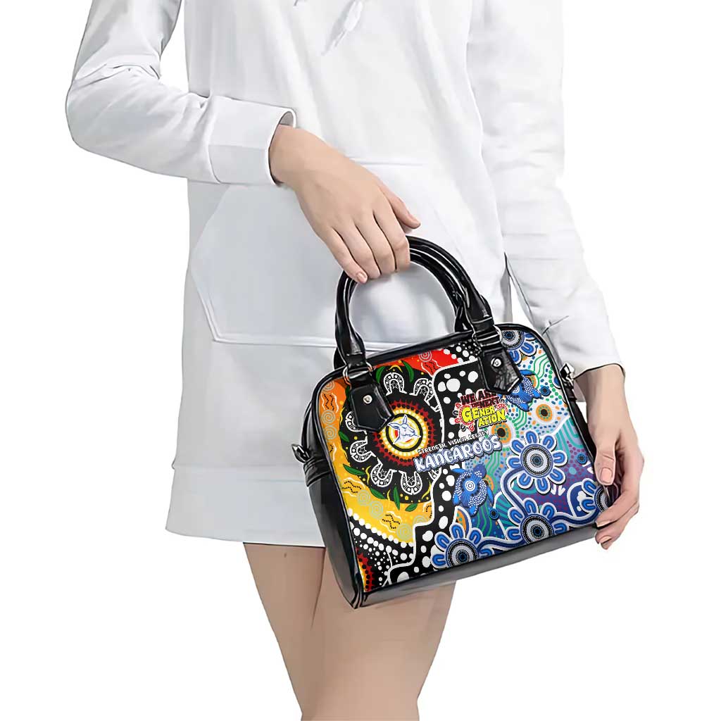 Kangaroos AFL Celebrating 50 Years of Naidoc Shoulder Handbag NAIDOC Week 2025 Aboriginal