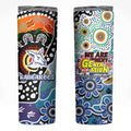 Kangaroos AFL Celebrating 50 Years of Naidoc Skinny Tumbler NAIDOC Week 2025 Aboriginal