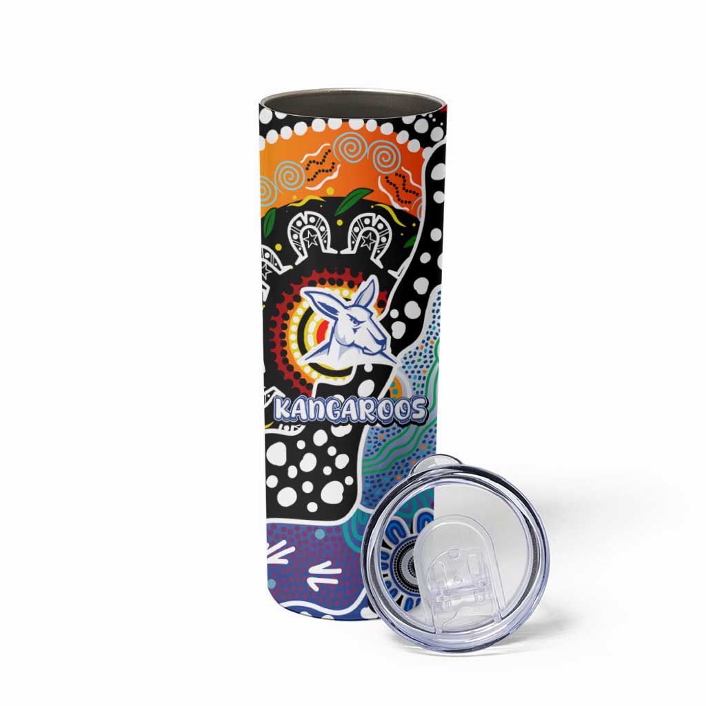 Kangaroos AFL Celebrating 50 Years of Naidoc Skinny Tumbler NAIDOC Week 2025 Aboriginal