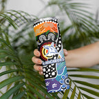 Kangaroos AFL Celebrating 50 Years of Naidoc Skinny Tumbler NAIDOC Week 2025 Aboriginal