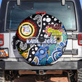 Kangaroos AFL Celebrating 50 Years of Naidoc Spare Tire Cover NAIDOC Week 2025 Aboriginal