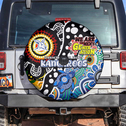 Kangaroos AFL Celebrating 50 Years of Naidoc Spare Tire Cover NAIDOC Week 2025 Aboriginal