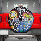 Kangaroos AFL Celebrating 50 Years of Naidoc Spare Tire Cover NAIDOC Week 2025 Aboriginal