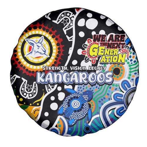 Kangaroos AFL Celebrating 50 Years of Naidoc Spare Tire Cover NAIDOC Week 2025 Aboriginal