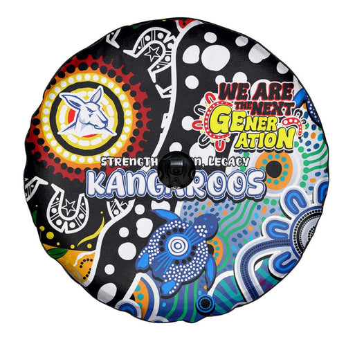 Kangaroos AFL Celebrating 50 Years of Naidoc Spare Tire Cover NAIDOC Week 2025 Aboriginal