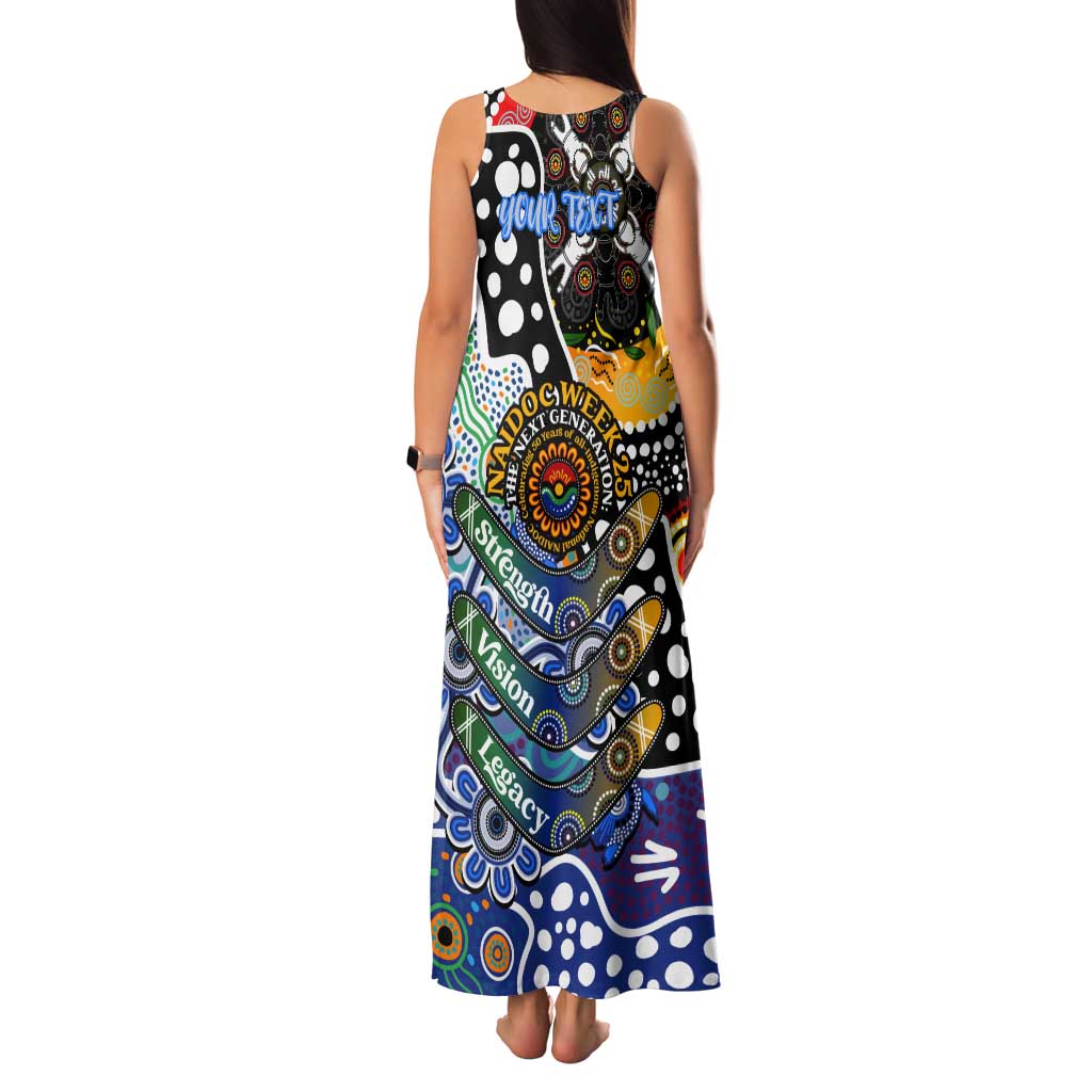 Personalised Kangaroos AFL Celebrating 50 Years of Naidoc Tank Maxi Dress NAIDOC Week 2025 Aboriginal