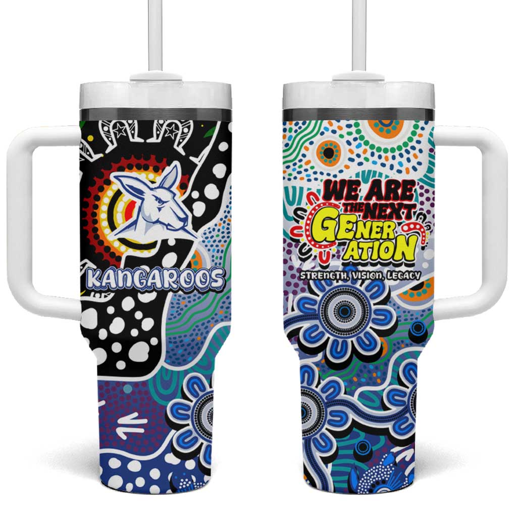 Kangaroos AFL Celebrating 50 Years of Naidoc Tumbler With Handle NAIDOC Week 2025 Aboriginal