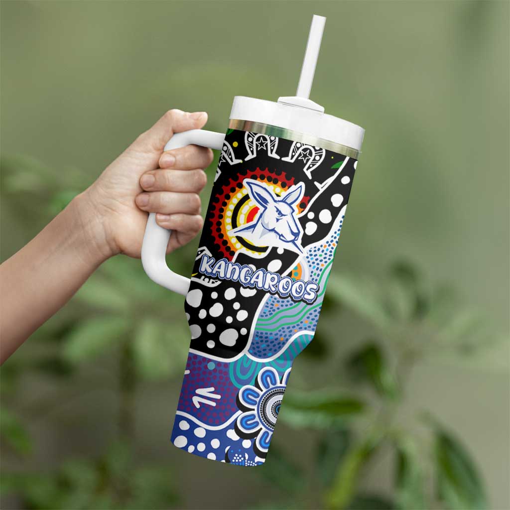 Kangaroos AFL Celebrating 50 Years of Naidoc Tumbler With Handle NAIDOC Week 2025 Aboriginal