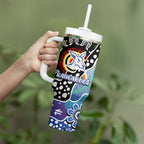 Kangaroos AFL Celebrating 50 Years of Naidoc Tumbler With Handle NAIDOC Week 2025 Aboriginal