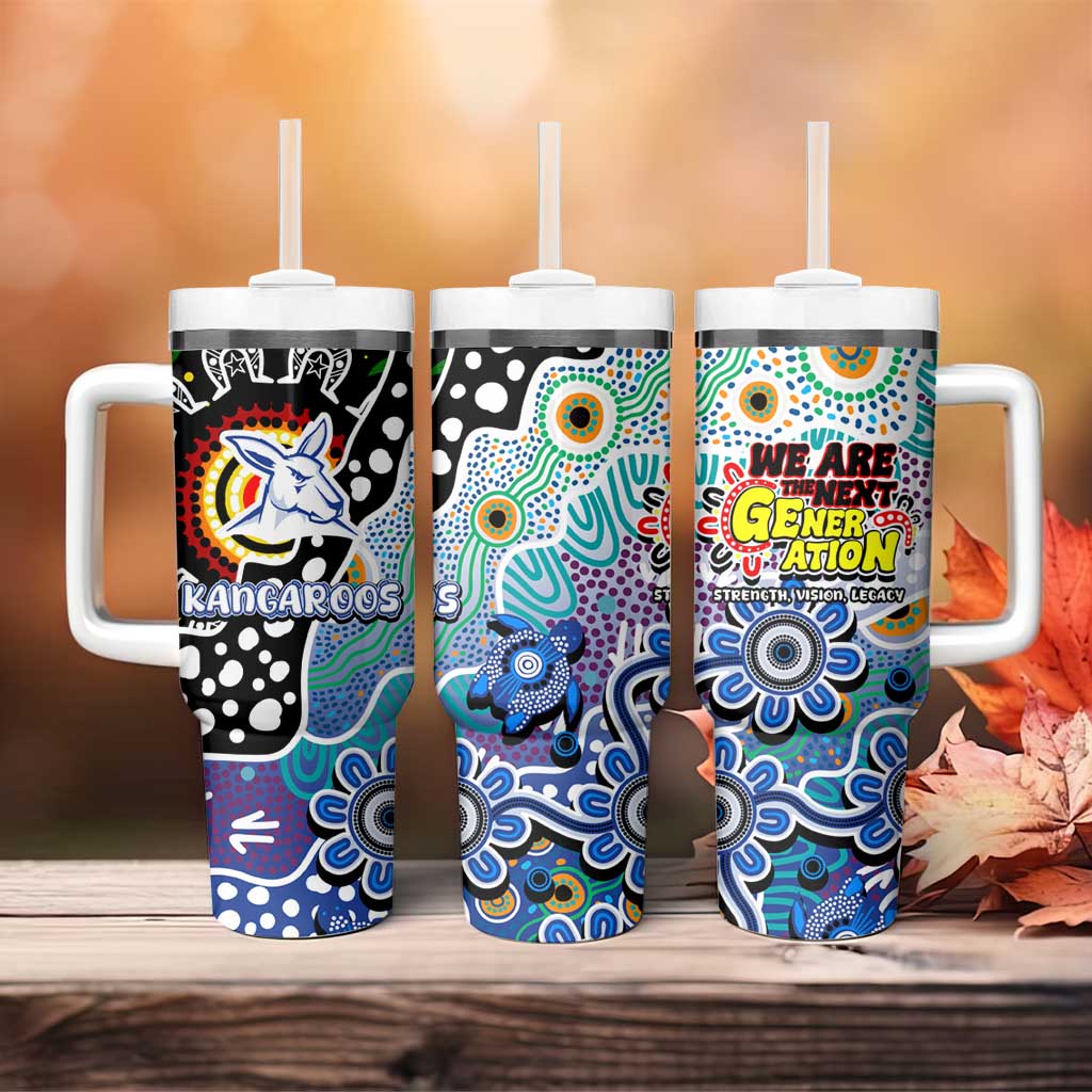Kangaroos AFL Celebrating 50 Years of Naidoc Tumbler With Handle NAIDOC Week 2025 Aboriginal