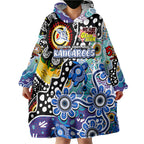 Personalised Kangaroos AFL Celebrating 50 Years of Naidoc Wearable Blanket Hoodie NAIDOC Week 2025 Aboriginal