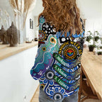 Personalised Kangaroos AFL Celebrating 50 Years of Naidoc Women Casual Shirt NAIDOC Week 2025 Aboriginal