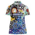 Personalised Kangaroos AFL Celebrating 50 Years of Naidoc Women Polo Shirt NAIDOC Week 2025 Aboriginal