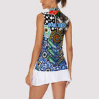 Personalised Kangaroos AFL Celebrating 50 Years of Naidoc Women Sleeveless Polo Shirt NAIDOC Week 2025 Aboriginal
