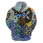 Personalised Kangaroos AFL Celebrating 50 Years of Naidoc Zip Hoodie NAIDOC Week 2025 Aboriginal