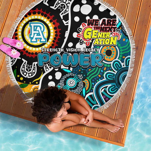 Power AFL Celebrating 50 Years of Naidoc Beach Blanket NAIDOC Week 2025 Aboriginal