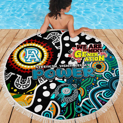 Power AFL Celebrating 50 Years of Naidoc Beach Blanket NAIDOC Week 2025 Aboriginal