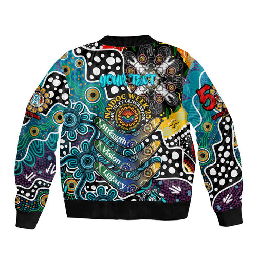 Personalised Power AFL Celebrating 50 Years of Naidoc Bomber Jacket NAIDOC Week 2025 Aboriginal