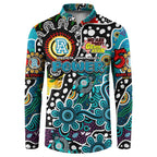 Personalised Power AFL Celebrating 50 Years of Naidoc Button Sweatshirt NAIDOC Week 2025 Aboriginal