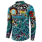 Personalised Power AFL Celebrating 50 Years of Naidoc Button Sweatshirt NAIDOC Week 2025 Aboriginal