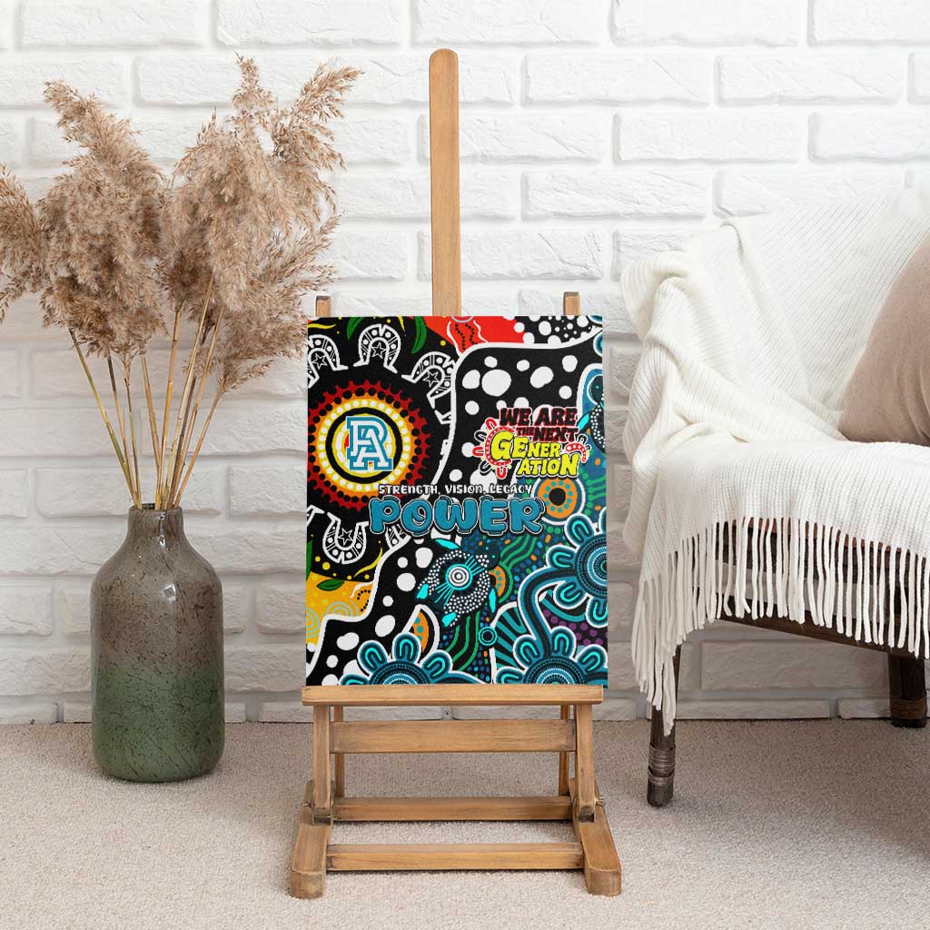 Power AFL Celebrating 50 Years of Naidoc Canvas Wall Art NAIDOC Week 2025 Aboriginal