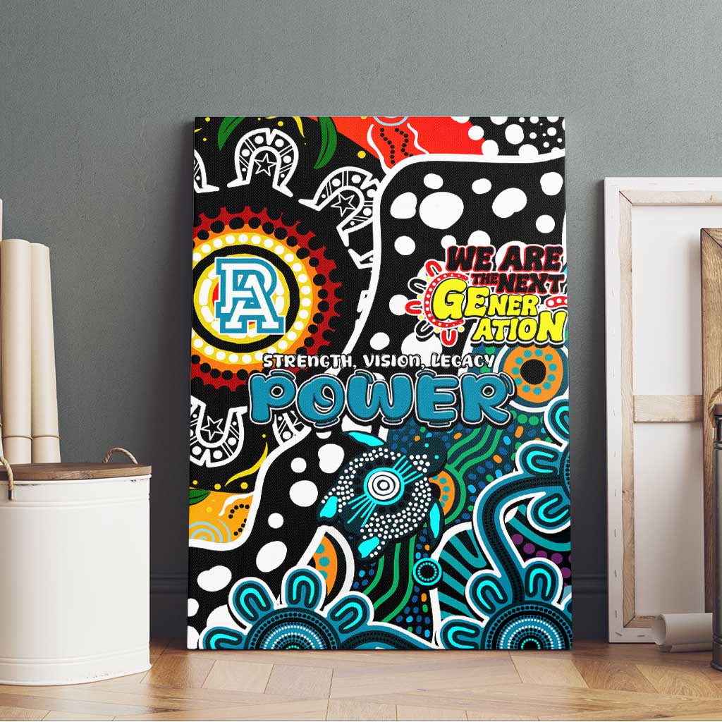 Power AFL Celebrating 50 Years of Naidoc Canvas Wall Art NAIDOC Week 2025 Aboriginal